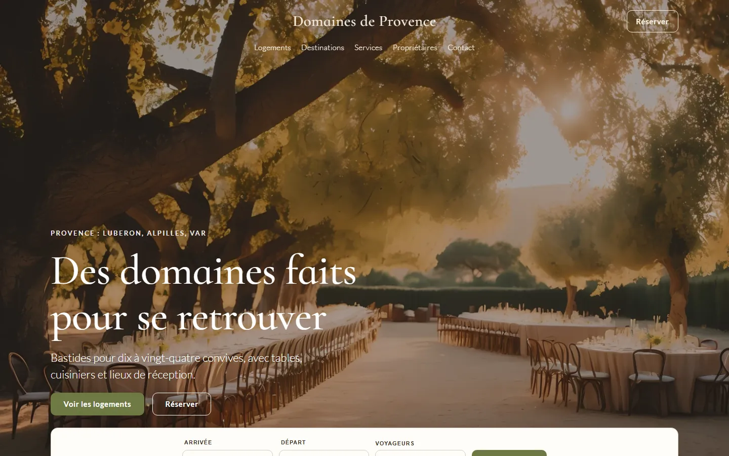 Domaines de Provence — Accueil