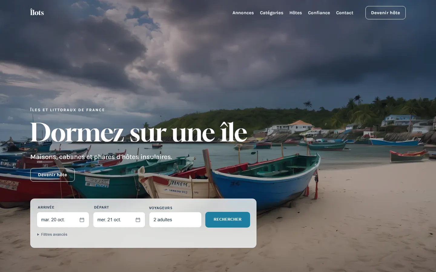 Îlots — Accueil