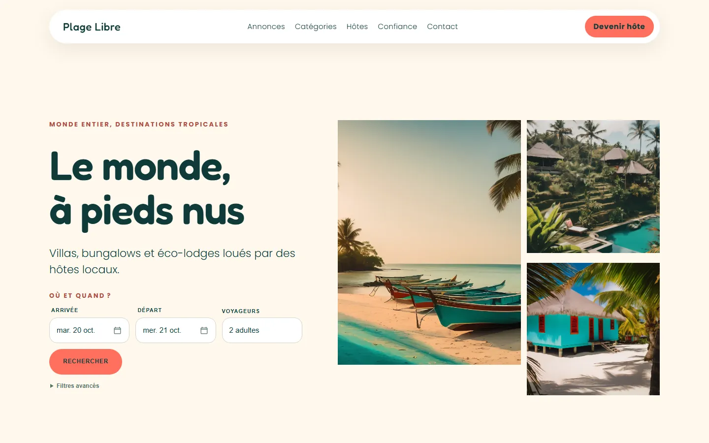 Plage Libre — Accueil