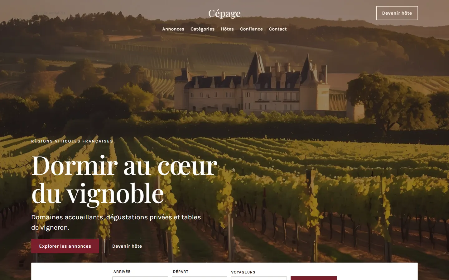 Cépage — Accueil
